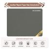 KING MOUNTAIN Leather Repair Patch,2 Packs 9 x 11 Inches self Adhesive Leather Repair Tape for Damaged Leather Furniture, Sofa Seating,Car Seats, Leather GoodsGray view 4
