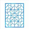 XMZZMX Geometric Background Plate Metal Cutting Dies for Card Making, Paper Embossing Die-Cuts Sets, DIY Scrapbooking Photo Album Arts Crafts Templates, Stencils for Holiday Christmas Decoration view 1