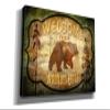 Epic Graffiti 'Welcome Lodge Bear' by Lightbox Journal, Canvas Wall Art, 40"x26" view 2
