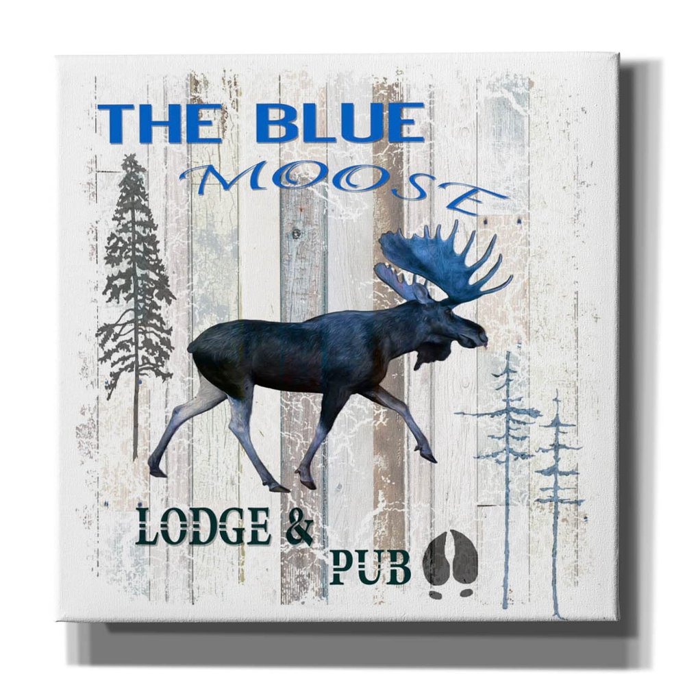 Epic Graffiti 'The Blue Moose' by Lightbox Journal, Canvas Wall Art, 40"x54"