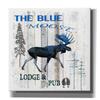 Epic Graffiti 'The Blue Moose' by Lightbox Journal, Canvas Wall Art, 40"x54" view 1