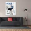 Epic Graffiti 'The Blue Moose' by Lightbox Journal, Canvas Wall Art, 40"x54" view 3