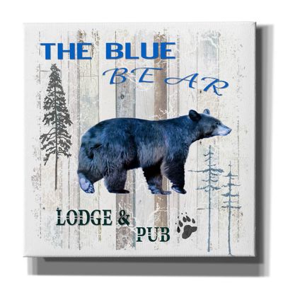 Epic Graffiti 'The Blue Bear' by Lightbox Journal, Canvas Wall Art, 20"x24"