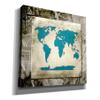 Epic Graffiti 'Sea Map II' by Lightbox Journal, Canvas Wall Art, 12"x12" view 2