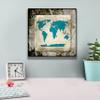 Epic Graffiti 'Sea Map II' by Lightbox Journal, Canvas Wall Art, 12"x12" view 4