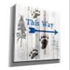 Epic Graffiti 'The Blue Moose - This Way II' by Lightbox Journal, Canvas Wall Art, 40"x54" view 2