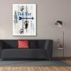 Epic Graffiti 'The Blue Moose - This Way II' by Lightbox Journal, Canvas Wall Art, 40"x54" view 3