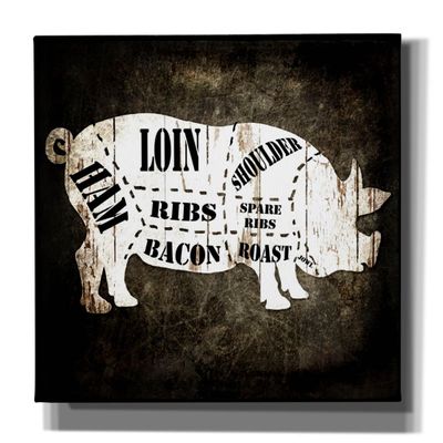 Epic Graffiti 'Butcher Shop I' by Lightbox Journal, Canvas Wall Art, 18"x18"