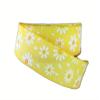 Wired Parke Yellow, White and Orange Spring Daisy Ribbon 1 1/2" 15 Yards view 1