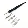 Duehut Manga Cartoon Comic Dip Pen Set Cartoon Pen Holders Removable Dip Pen Set Drawing Painting Kit Tool 1 Pen Holder Handles and 5 Nibs view 1