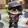 niannyyhouse 20cm Plush Doll Clothes Hat Vest T-Shirt Pants Glasses Necklace Shoes Doll Accessories (Black, 20cm) view 2