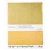 Recollections 24 Sheets Gold Glitter 8.5 x 11 Cardstock Paper - Acid and Lignin Free Paper for Scrapbooks, Arts & Crafts - 1 Pack view 1