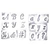 Recollections Script Alphabet & Numbers Wood Stamp Set - Woods Stamps for Stationary, Scrapbooking, School Projects, Arts & Crafts - 1 Pack view 3