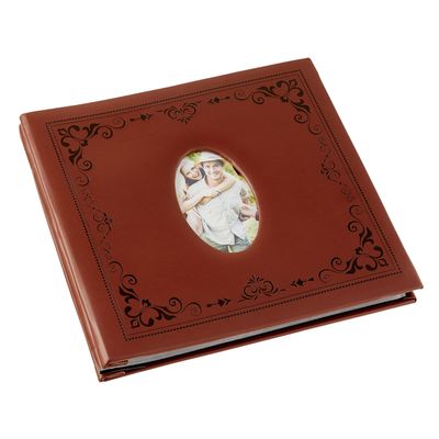 Recollections 12" x 12" Brown Mega Scrapbook Photo Album - 50 Page DIY Photo Album for Weddings, Birthdays, Anniversaries, and Family - 1 Pack