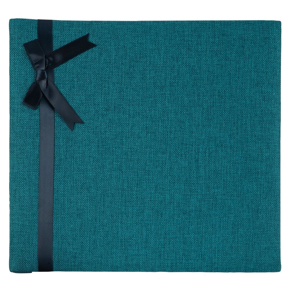 Recollections Teal Mega Scrapbook with Ribbon