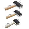3 Pack Rubber Brayer Roller,1.4/2.4/4 Inch Hard Rubber Brayer Rollers,Art Craft Roller for Printmaking,Ink,Wallpapers Stamping Gluing view 2