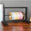 Craft Room Organiser Display Display Stand Small Craft Ribbon Organizer Rack, Metal Tabletop Chiffon Band Storage Holder Stand for Vinyl Roll/Stain Ribbon, Wrapping Band Display Stand view 1