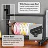 Craft Room Organiser Display Display Stand Small Craft Ribbon Organizer Rack, Metal Tabletop Chiffon Band Storage Holder Stand for Vinyl Roll/Stain Ribbon, Wrapping Band Display Stand view 3