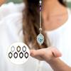 COHEALI Alloy Oval Bezel Pendant Trays 1.57X0.78In Blank Jewelry Blanks for Diy Craft Necklaces Bracelets Charms Making view 3