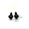3dancraftit Plastic Safety Nose with washers 3/8" / 9mm 20 pcs Black EB32 view 2