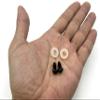 3dancraftit Plastic Safety Nose with washers 3/8" / 9mm 20 pcs Black EB32 view 4
