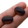 Megan's Beaded Designs Dark Brown Realistic Oval Horse Glass Eyes Sizes 13mm x 18mm, 18mm x 25mm, 30mm x 40mm Art Doll Eyes Animal Jewelry Sculpture Making Crafts (30mm x 40mm) view 2