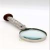 INAM's Premium Quality Magnifying Glass with Blue turquoish Stone for Reading Newapaper, Books, Stamps and Astrologer Nickle Plated. view 4