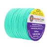 Mandala Crafts Nylon Satin Cord for Jewelry Making - 1.5mm 65 Yards Nylon Teal Strings Rattail Chinese Knotting Cord for Bracelets Making view 2
