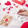 Pasimy 45 Pcs Wedding Stickers for Scrapbooking Waterproof Bridal Shower Scrapbook Letter Stickers for Guest Engagement Anniversary Invitation Envelope Laptop(Classic Style) view 2