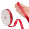 ORIKUKEET Red Polyester Ribbon Single-Sided Shiny 5/8" Width, 50 Yards,Perfect for DIY Crafts, Wedding Decoration, Gift Wrapping and Flower Art (Red) view 4
