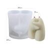 NCKPRO 3D Warm Hug Couple Candle Silicone Mold DIY Couple Gypsum Soap Candle Making Supplies Hug Modeling Home Accessories (Color : B) view 2