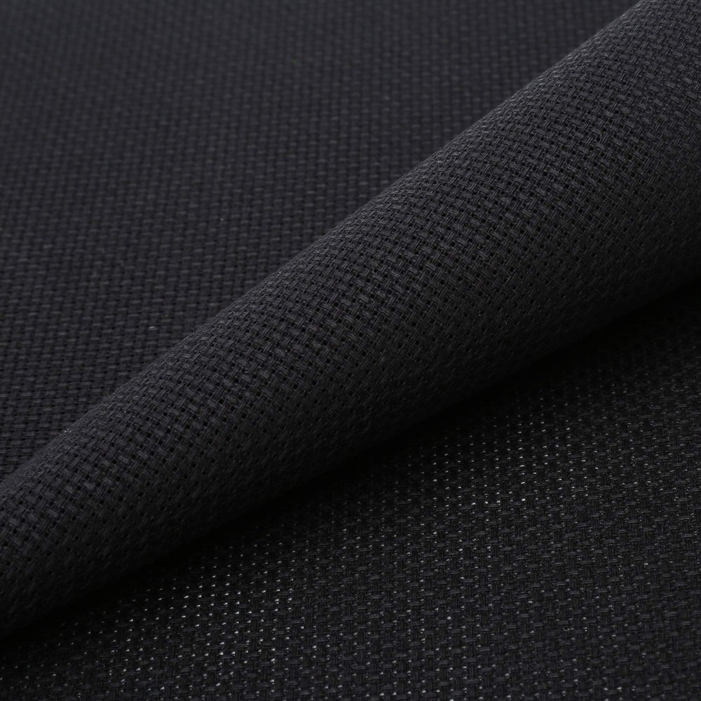 Aida Cloth 14 Count Cross Stitch Fabric,12 by 60inch(14CT,Black)
