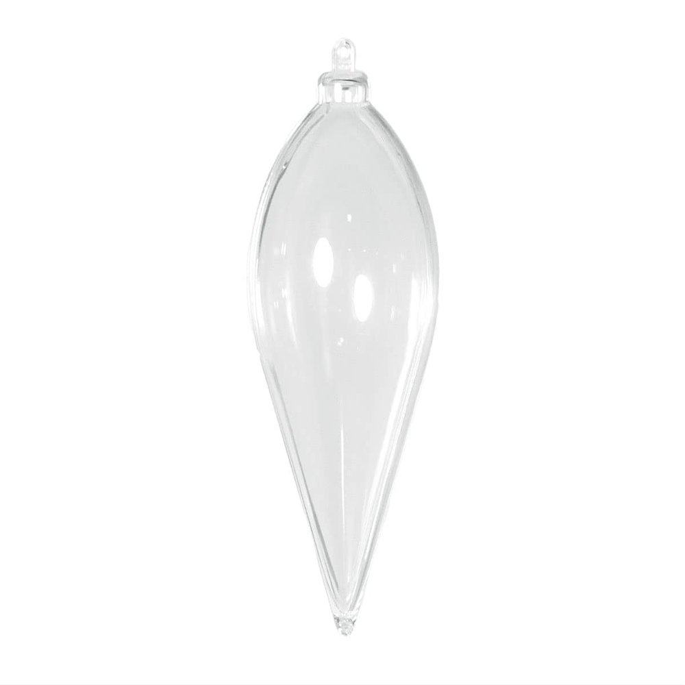 INNSPIRO A3437 Plexiplast Teardrop Pendant 16 x 7 cm White 16 x 7 cm