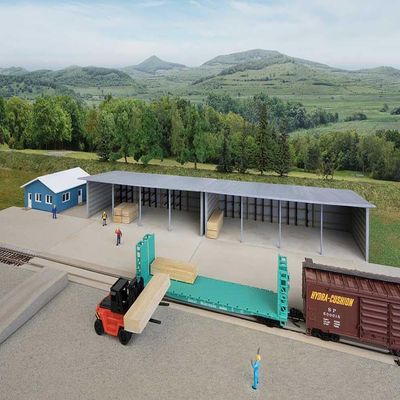 Walthers Cornerstone 933-3854 N Scale Modern Lumber Transload - Kit