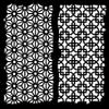 Woodware Stencil 6"X6"-Garden Screen view 1