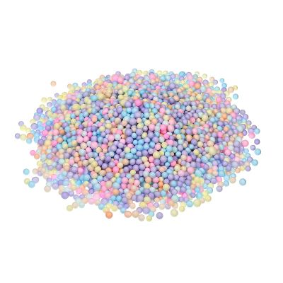 MECCANIXITY Foam Beads Foam Balls 4-6mm for Wedding and Party Decorations, Tiny Packing Balls, Arts DIY Crafts Supplies (Assorted Color,1 Pack Approx 2500pcs)