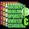 DoreenBow 3D Puff Iron on Letters for Clothing Glow in The Dark Heat Transfer Letters Alphabet Applique Patches Adhesive Letters for Clothing T-Shirt view 1