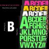 DoreenBow 3D Puff Iron on Letters for Clothing Glow in The Dark Heat Transfer Letters Alphabet Applique Patches Adhesive Letters for Clothing T-Shirt view 3