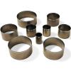 YKSPLUSK Leather Circle Cutter Tool Set, 9 Pieces Circle Punch Tools 15 20 25 30 35 40 45 50 55mm, High Carbon Steel Round Cutting Dies - Leather Hole Punch Tool Kit for DIY Leathercrafts view 2