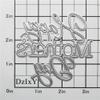 DzIxY Words Mother's Day Metal Cutting Dies for Card Making Kit Embossing Paper Die Cuts Scrapbook Machine Stencils Storage Pockets Supplies view 2