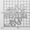DzIxY Words Mother's Day Metal Cutting Dies for Card Making Kit Embossing Paper Die Cuts Scrapbook Machine Stencils Storage Pockets Supplies view 3