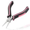LEONTOOL 5-Inch Round Nose Pliers for Jewelry Making Wire Looping Plier Smooth Jaws Wire Bending Pliers Jewelry Making Tool Precision DIY Hand Tool for Wire Looping Wrapping, Pink Tool for Women view 1