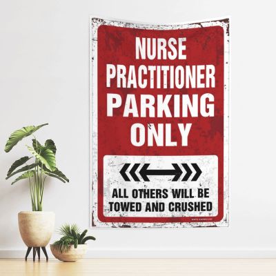 Tapestrys Nurse Practitioner Parking Only Tapestry Men Cave Decor Bar Accessories For Man Cave (Size : 75X100CM)
