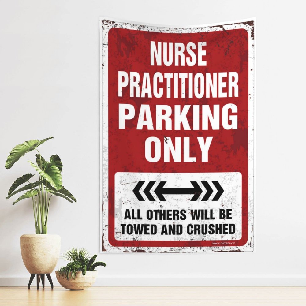 Tapestrys Nurse Practitioner Parking Only Tapestry Men Cave Decor Bar Accessories For Man Cave (Size : 75X100CM)