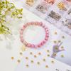 HOBBIESAY 50Pcs 5mm Real 18K Gold Plated Rondelle Beads Metal Space Beads for Summer Golden Sparkle Smooth Beads for Bracelet Keychain Earring Crafts Making, Hole 2mm view 4