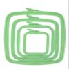 Luca-S Set of Embroidery Hoops, Set of High Quality Cross Stitch Hoops, Needlework Hoop, Stitching Hoops (Green) view 1
