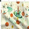 Spoonflower Fabric - Mid Century Modern Whimsical Black Cats Retro Inspired Atomic Era Printed on Organic Cotton Sateen Fabric Fat Quarter - Sewing Quilting Apparel Home Decor view 4