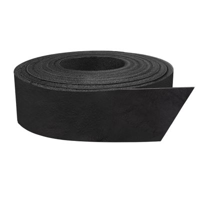 European Leather Works - Buffalo Belt Blanks 8-10 oz (3-4mm) Size: 3.25"x55-60" (8.3x139-152.4cm) - Black Color Full Grain Leather Belt Straps/Strips for Tooling, Holsters