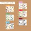 Frutain 12 Sheets Rub on Transfers for Furniture Crafts Butterfly Flower Plant Stickers Journaling Scrapbooking Supplies Mushroom Botanical Decor Sticker Decals DIY Bullet Journal Album supplies view 2