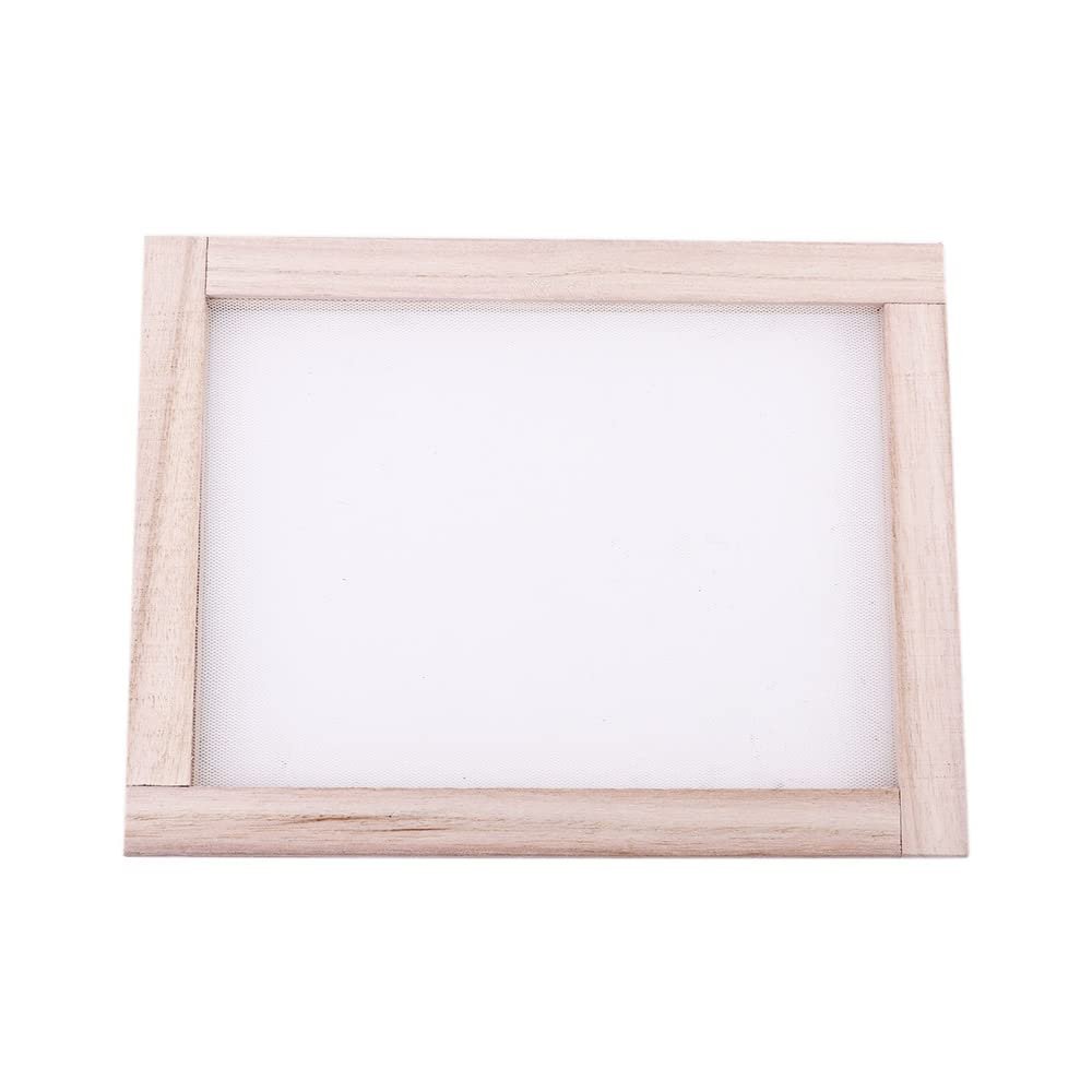 NineTribe Basics Paper Making Kit, Wooden Screen, Nature Dried Flowers, Sponge, DIY Paper Craft (Teen, Unisex, All Seasons, Modern, Nature, Floral, False)